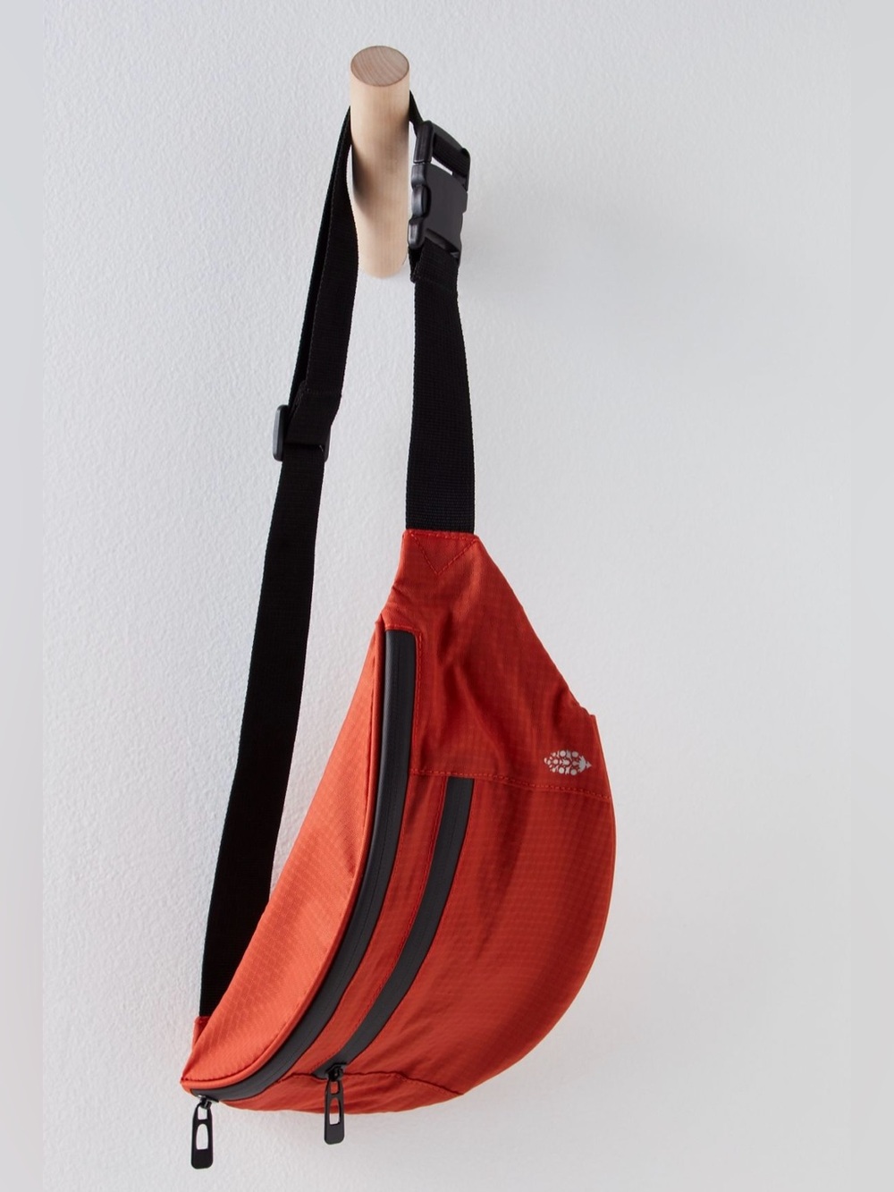 Free people Movement Terracotta Orange Ripstop Runner Sling Bag